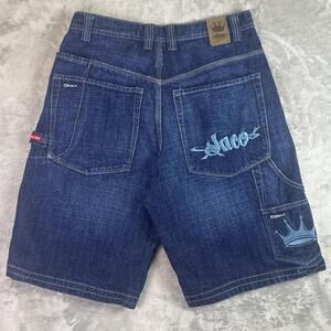 Vintage JNCO Skater Denim Shorts Men’s 33 Blue Y2K Baggy Skate